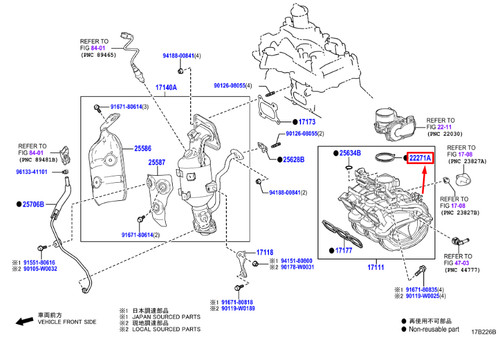 Toyota yaris p21 throttle body - toyota,